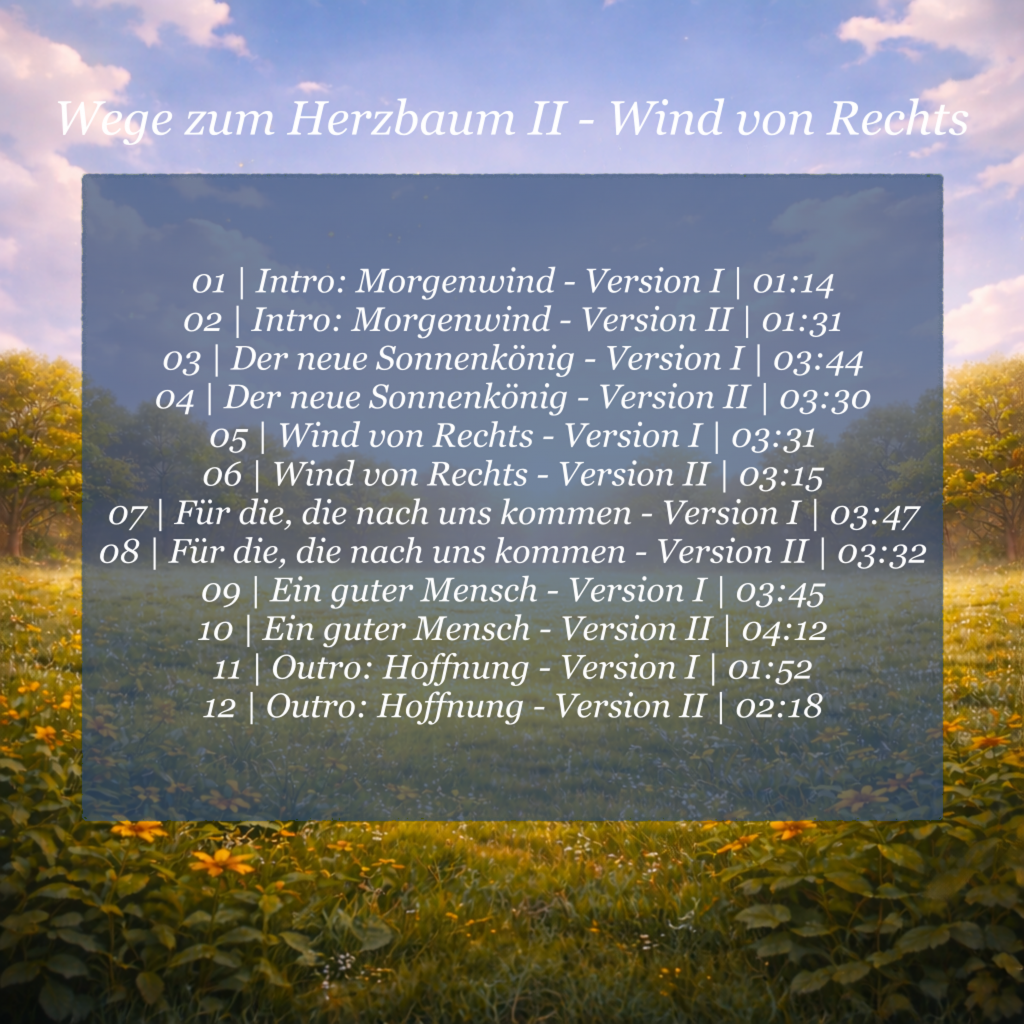 Wege zum Herzbaum II – Wind von Rechts
