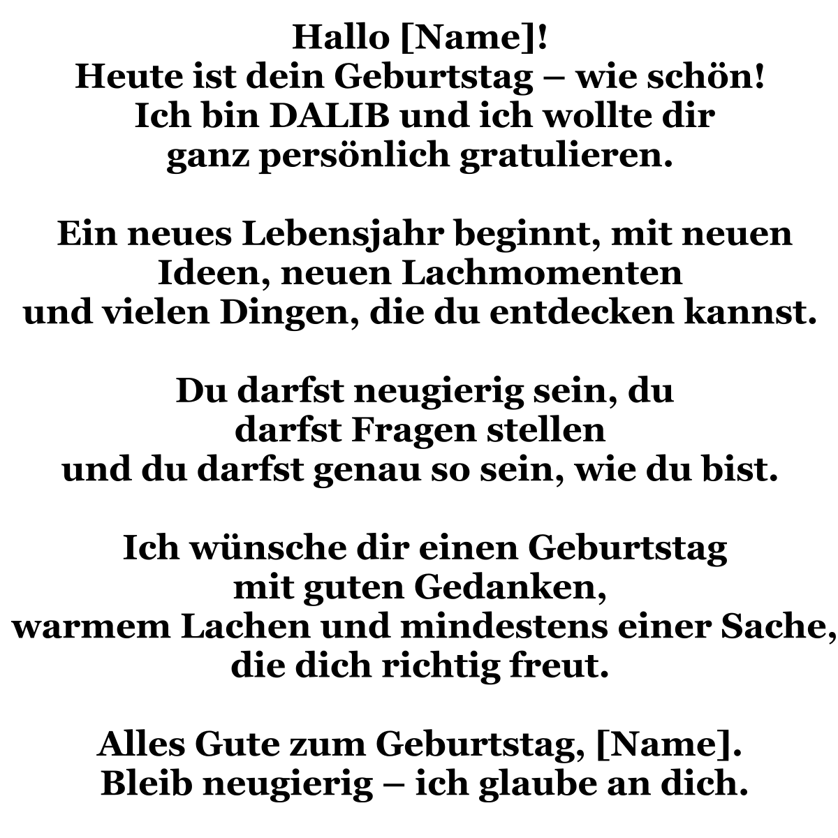 DALIB-Geburtstagsgruß – Ganz persönlich – Bild 2