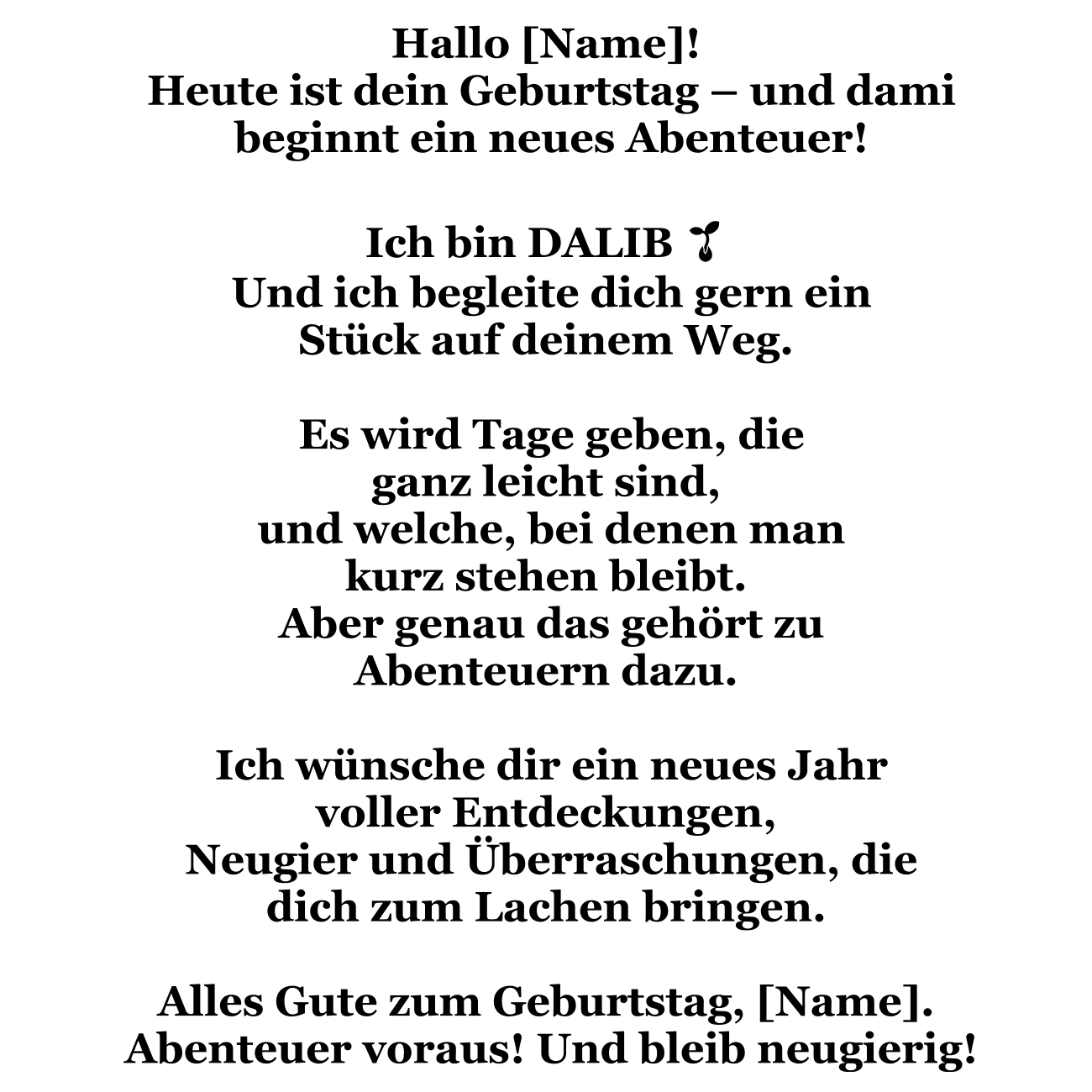 DALIB-Geburtstagsgruß – Ganz persönlich – Bild 4