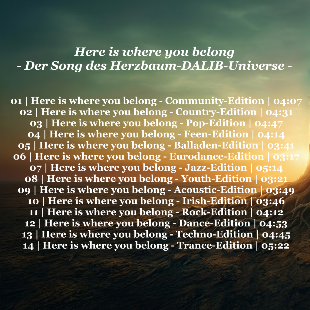 Here is where you belong - Der Song des Herzbaum-DALIB-Universe