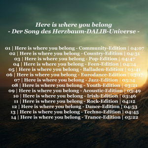 Here is where you belong - Der Song des Herzbaum-DALIB-Universe – Bild 2